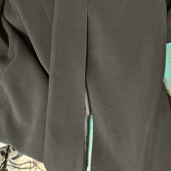 Apropos Black Belted Trench Coat Size Medium - Picture 9 of 15